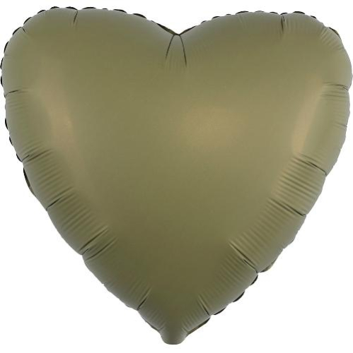 18 сердце Оливковый Olive Green матовый
