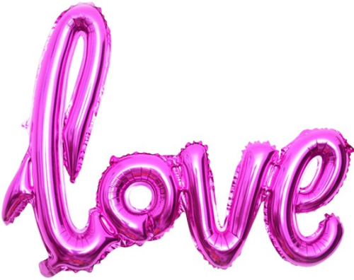 Ф надпись LOVE фуше Ф надпись LOVE фуше