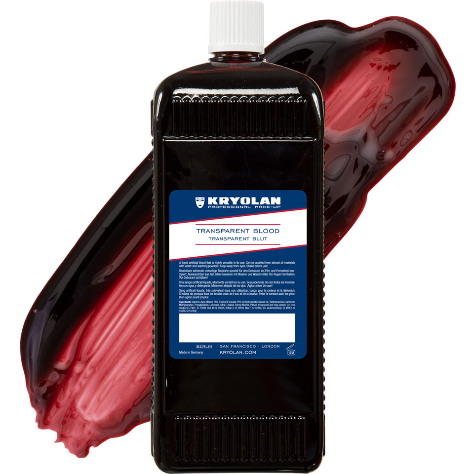 Кровь прозрачная Transparent Blood Kryolan Dark 1000 мл; 4004/Dark