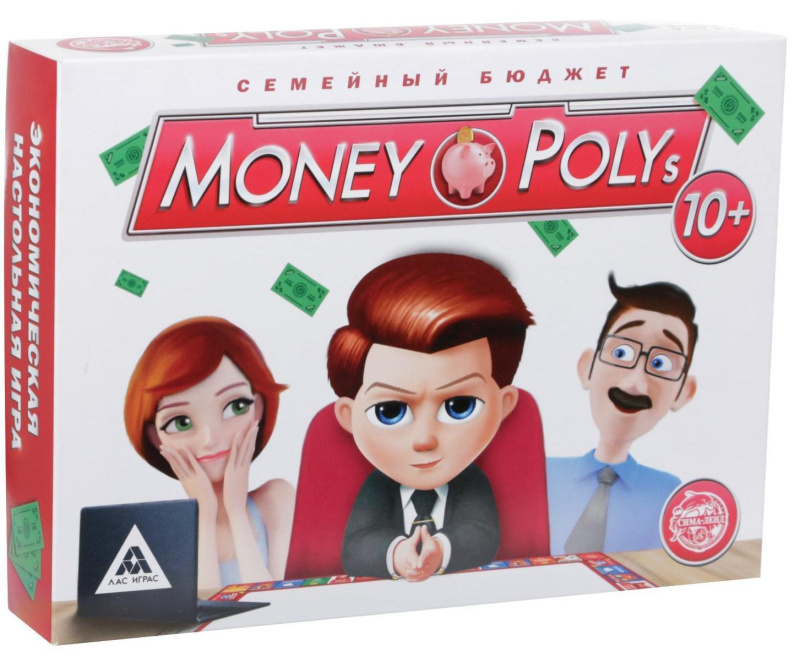 Экономическая настольная игра "Money Polys. Семейный бюджет", 10+ 3635871 Экономическая настольная игра "Money Polys. Семейный бюджет", 10+ 3635871