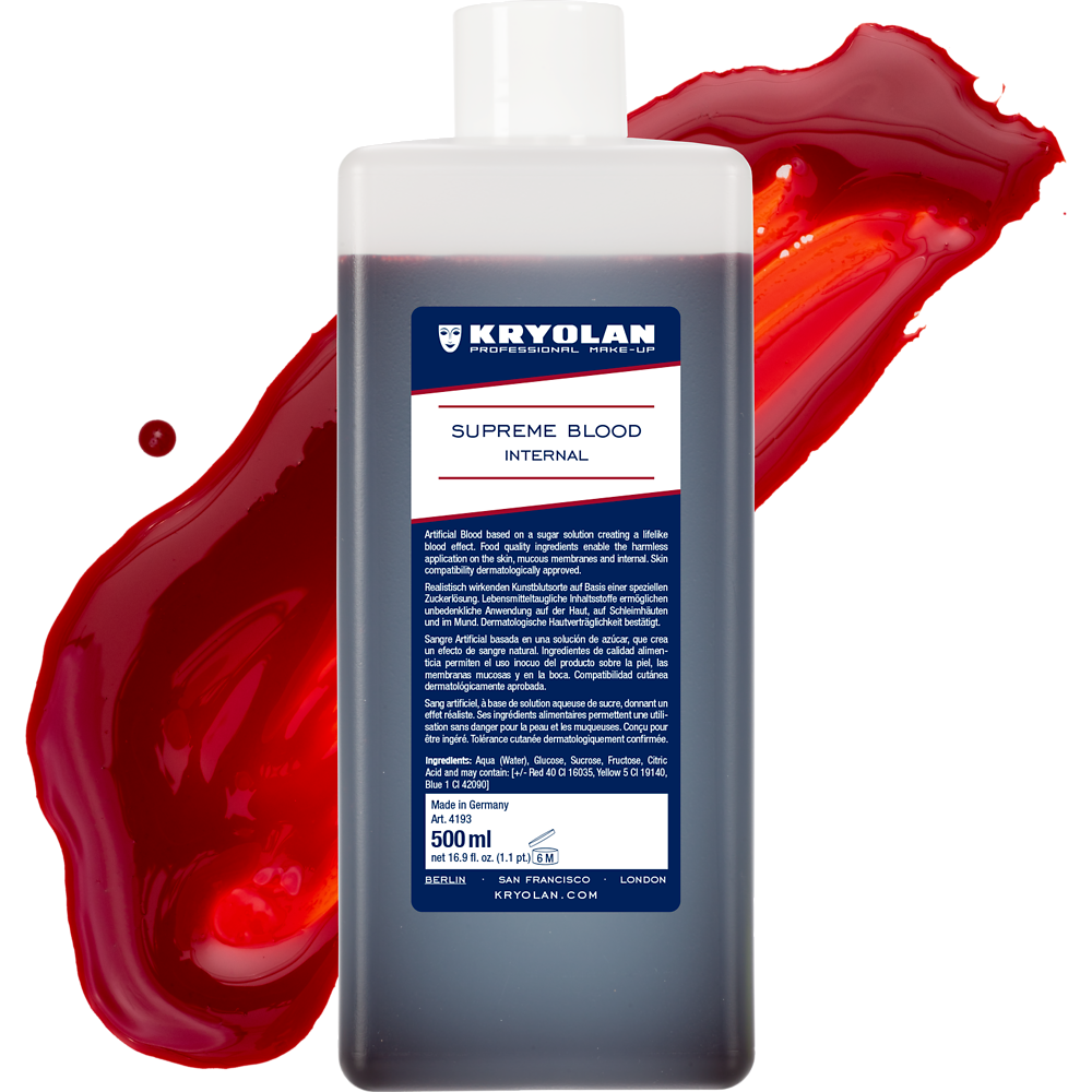Кровь внутренняя Supreme Blood Internal Kryolan Light 500 мл; 4193/Light Кровь внутренняя Supreme Blood Internal Kryolan Light 500 мл; 4193/Light