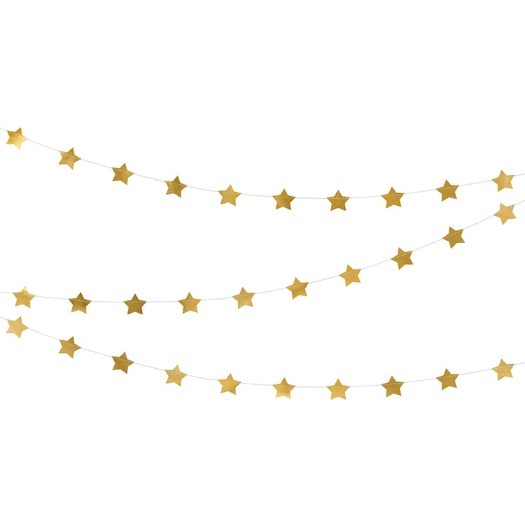 Гирлянда н/нитке Звезды Gold  3,6м