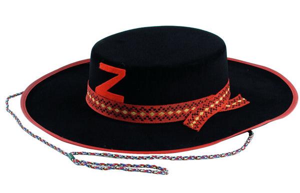 Карнавальная шляпа «Зорро», р-р. 56-58