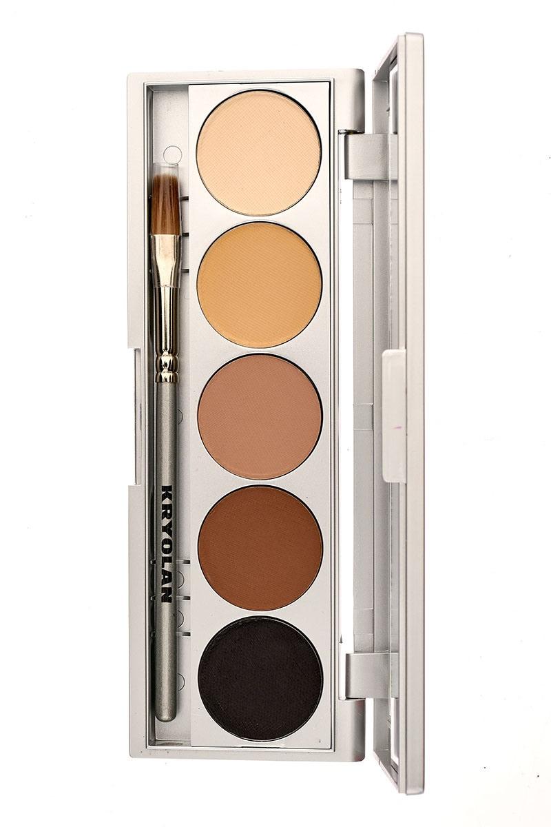 Тени в палитре 5 цв. Shades Palette Kryolan Correction 2; 9335-MN/Correction 2 Тени в палитре 5 цв. Shades Palette Kryolan Correction 2; 9335-MN/Correction 2