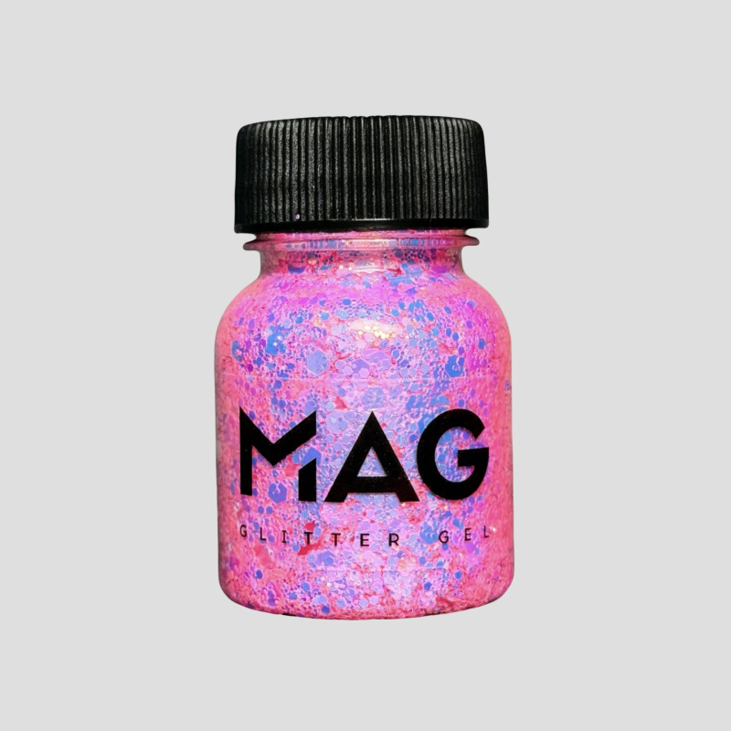 Гель блестки MAG Малина 38 гр.; 
