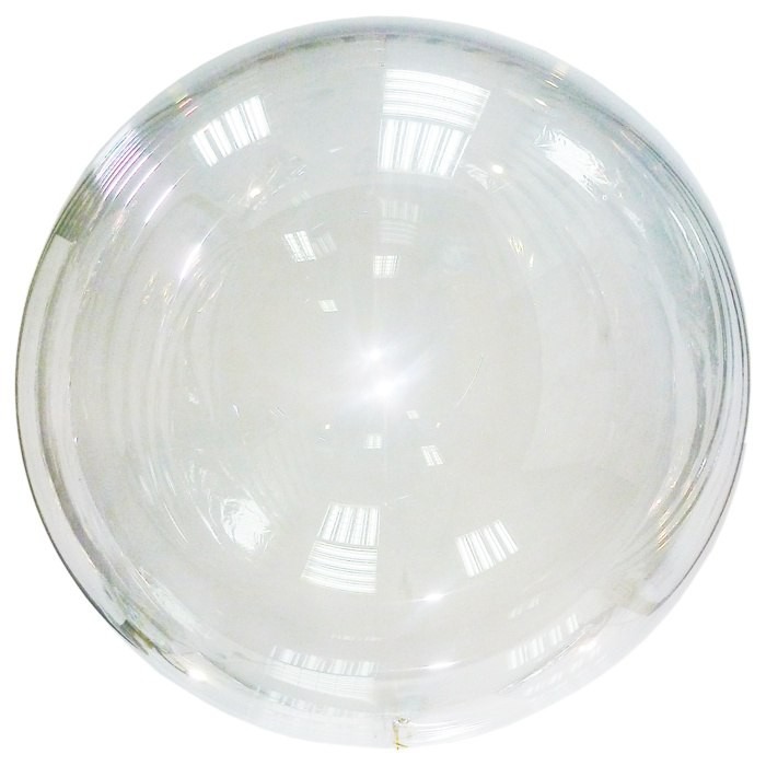 Шар Сфера 3D, Deco Bubble, Прозрачный, 24"/61см