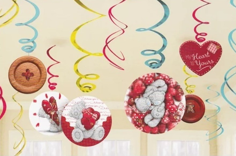 Спираль Me To You 46-60см RED 12 шт
