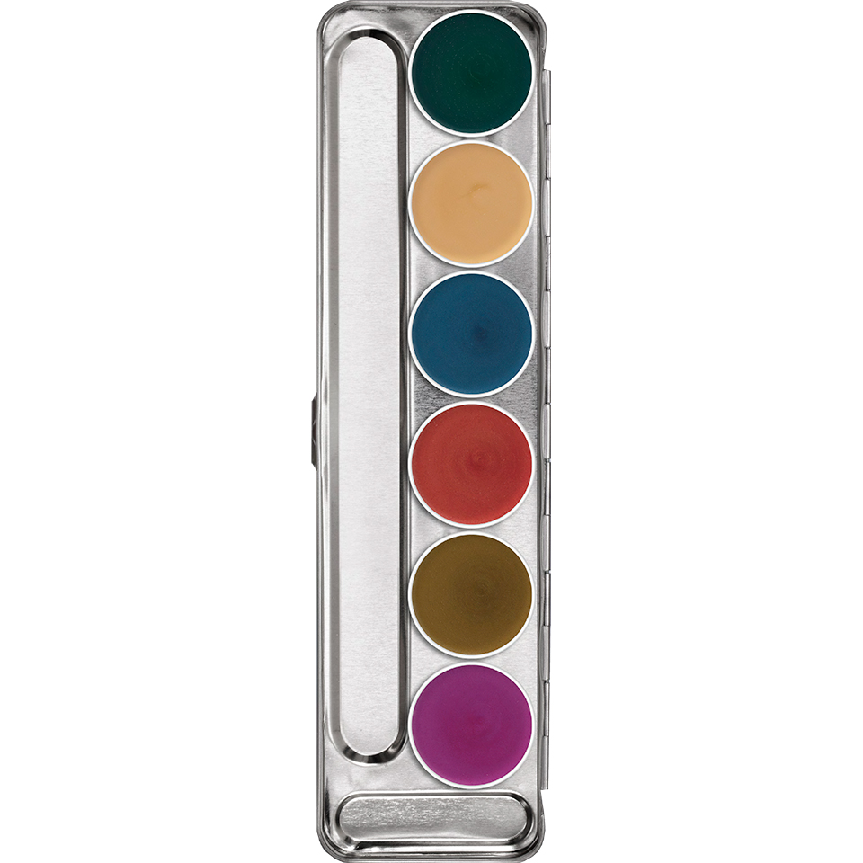 Грим кремообразный на жировой основе в палитре Supracolor Interferenz Palette Duochrome; 1047/Duochrome