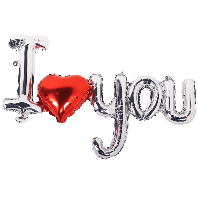 ФИГУРА AIR Надпись I love you сердце 99 см ФИГУРА AIR Надпись I love you сердце 99 см