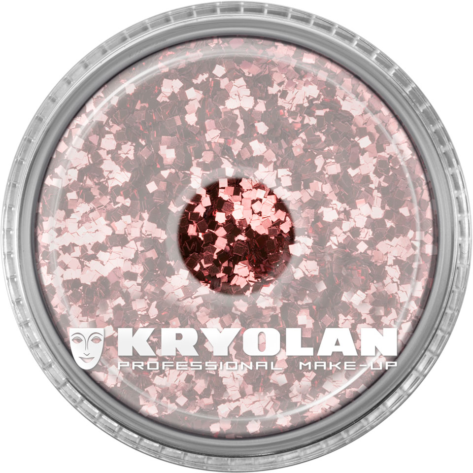 Блестки-слюда Polyester Glimmer Coarse Kryolan Rose; 2901-01/Rose