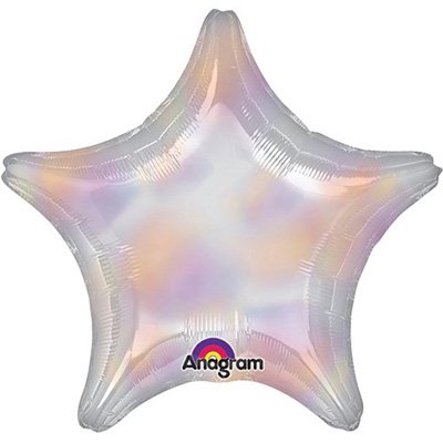 Звезда  Iridescent 45 см., шар фольгированный с воздухом; Anagram Звезда  Iridescent 45 см., шар фольгированный с воздухом; Anagram