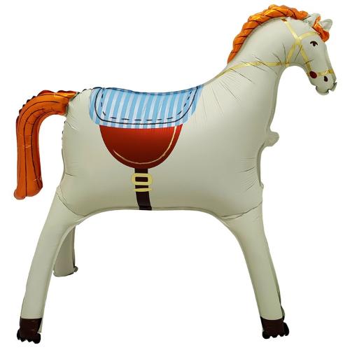 Ф Конь кремовый PartyDeco
