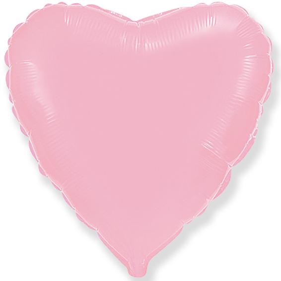 Сердце Пастель Pink 45 см., шар фольгированный с воздухом; Anagram