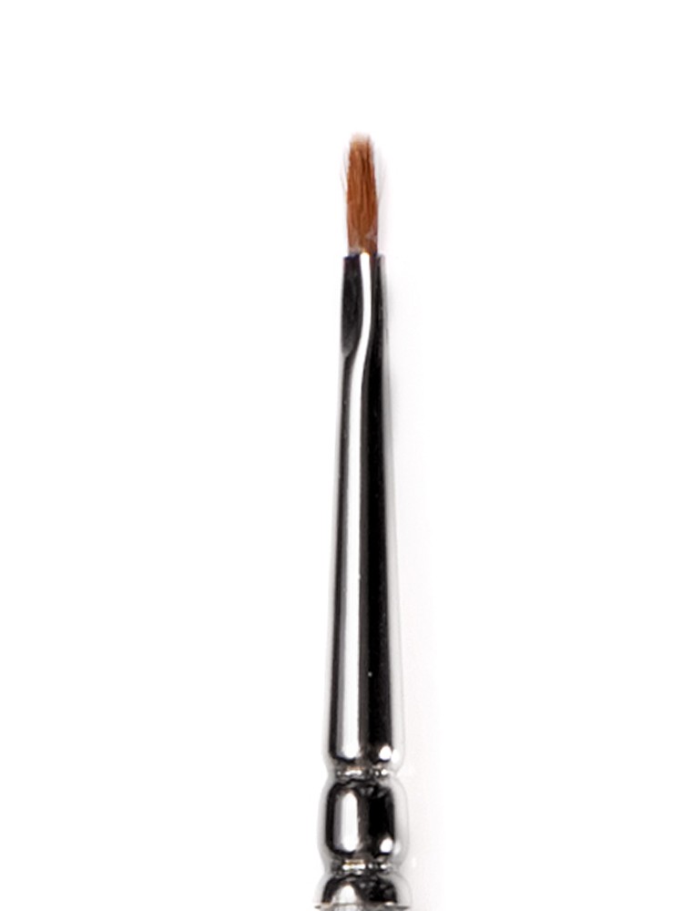 АКЦИЯ! Кисть с серебристой ручкой Professional Flat Brush 2 Kryolan 3602; 3602
