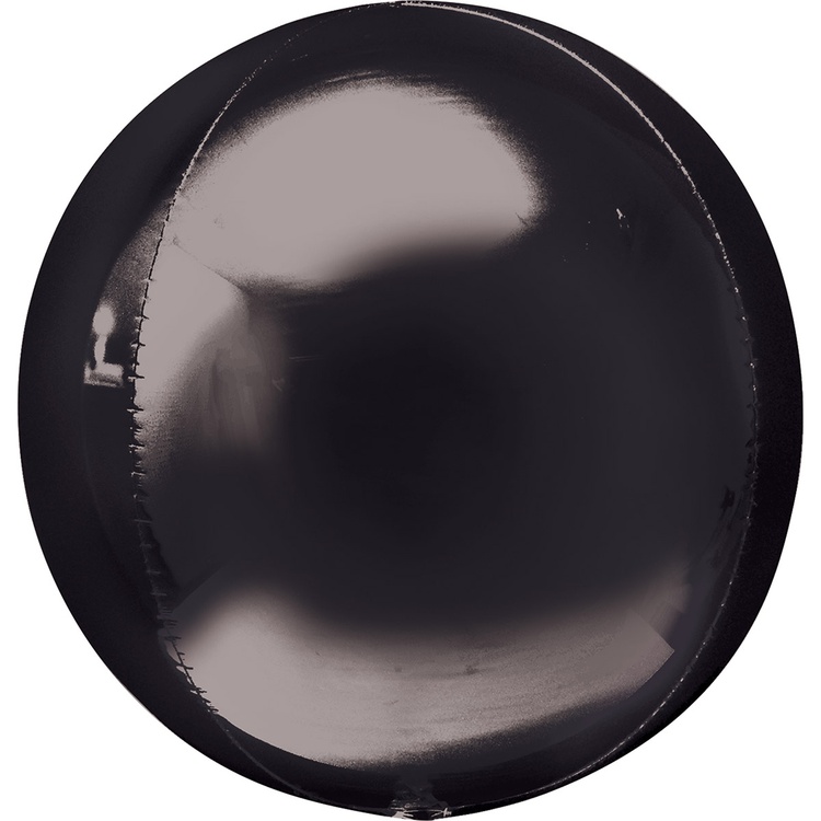 %РАСПРОДАЖА Сфера без рисунка Металлик Black 40 см., шар фольгированный с воздухом; Anagram %РАСПРОДАЖА Сфера без рисунка Металлик Black 40 см., шар фольгированный с воздухом; Anagram