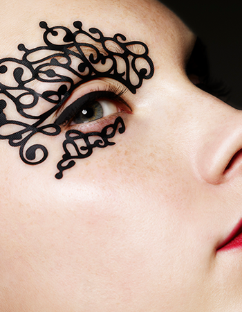 Набор наклеек для век Face Lace Swirlyqueue; 50011/03