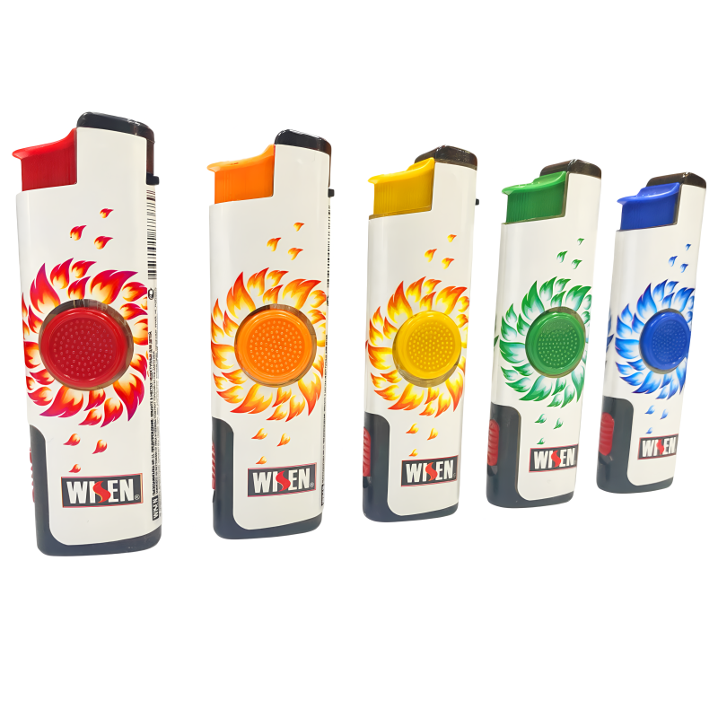 Зажигалка Wisen WP-25 TURBO SPINNER SUN LED Зажигалка Wisen WP-25 TURBO SPINNER SUN LED