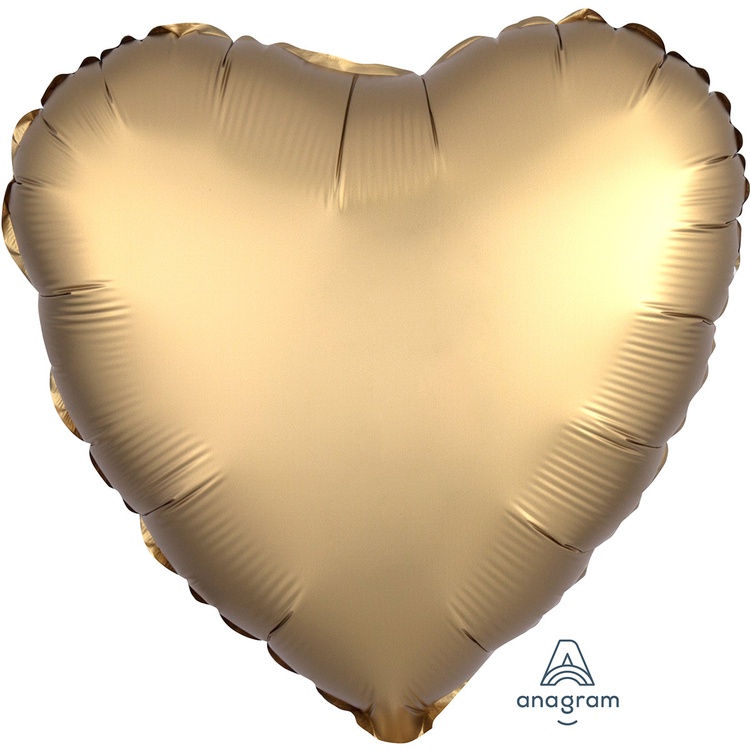 % РАСПРОДАЖА Сердце Сатин Gold Sateen 45 см.., шар фольгированный с воздухом; Anagram % РАСПРОДАЖА Сердце Сатин Gold Sateen 45 см.., шар фольгированный с воздухом; Anagram