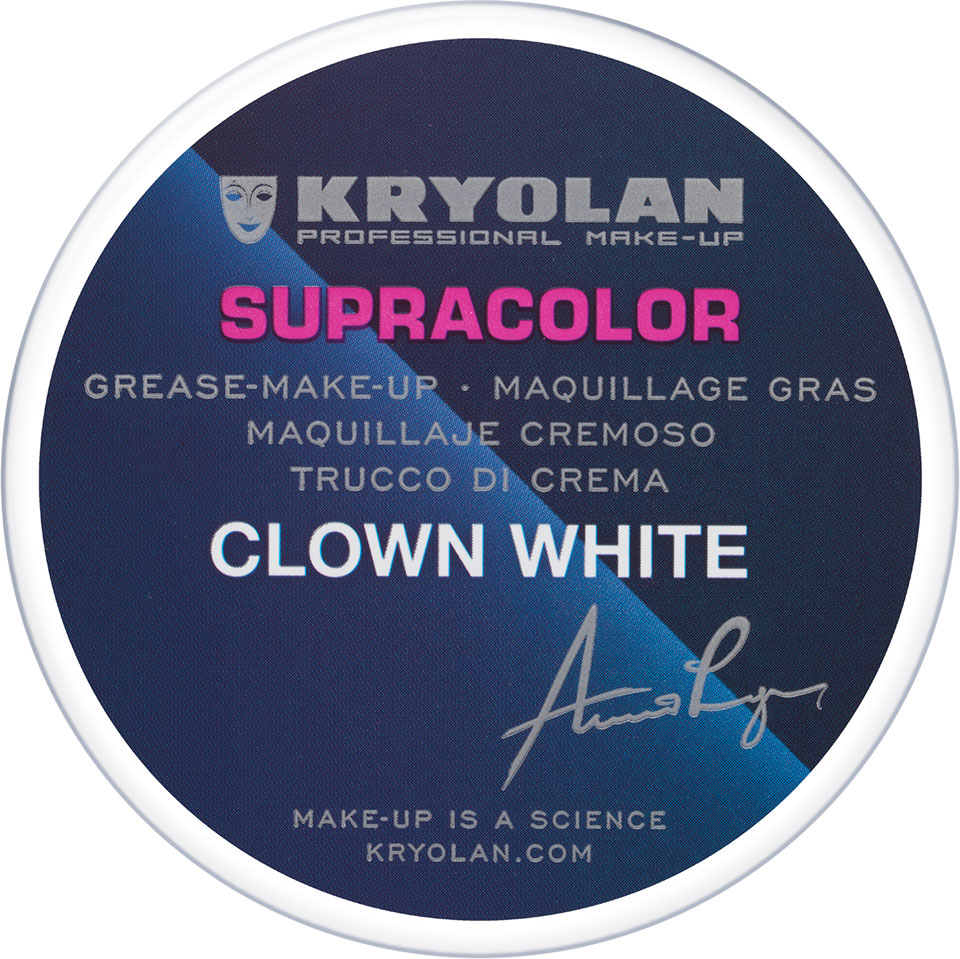 Грим кремообразный Клоун Supracolor Clown White Kryolan 30 г; 1081