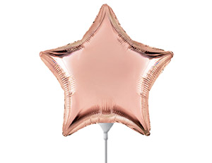 9 звезда Металлик Rose Gold