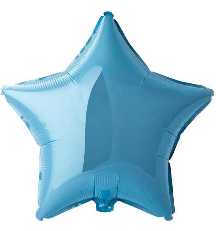 Звезда Пастель Blue 45 см., шар фольгированный с воздухом; Flexmetal