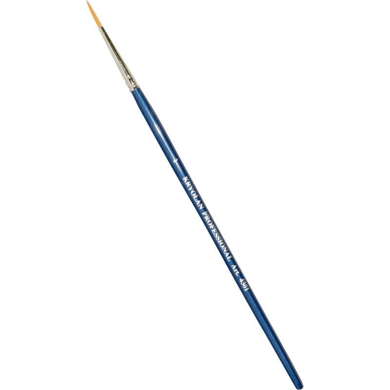 Кисть из нейлона Torey Round Brush 1 Kryolan 4301; 4301