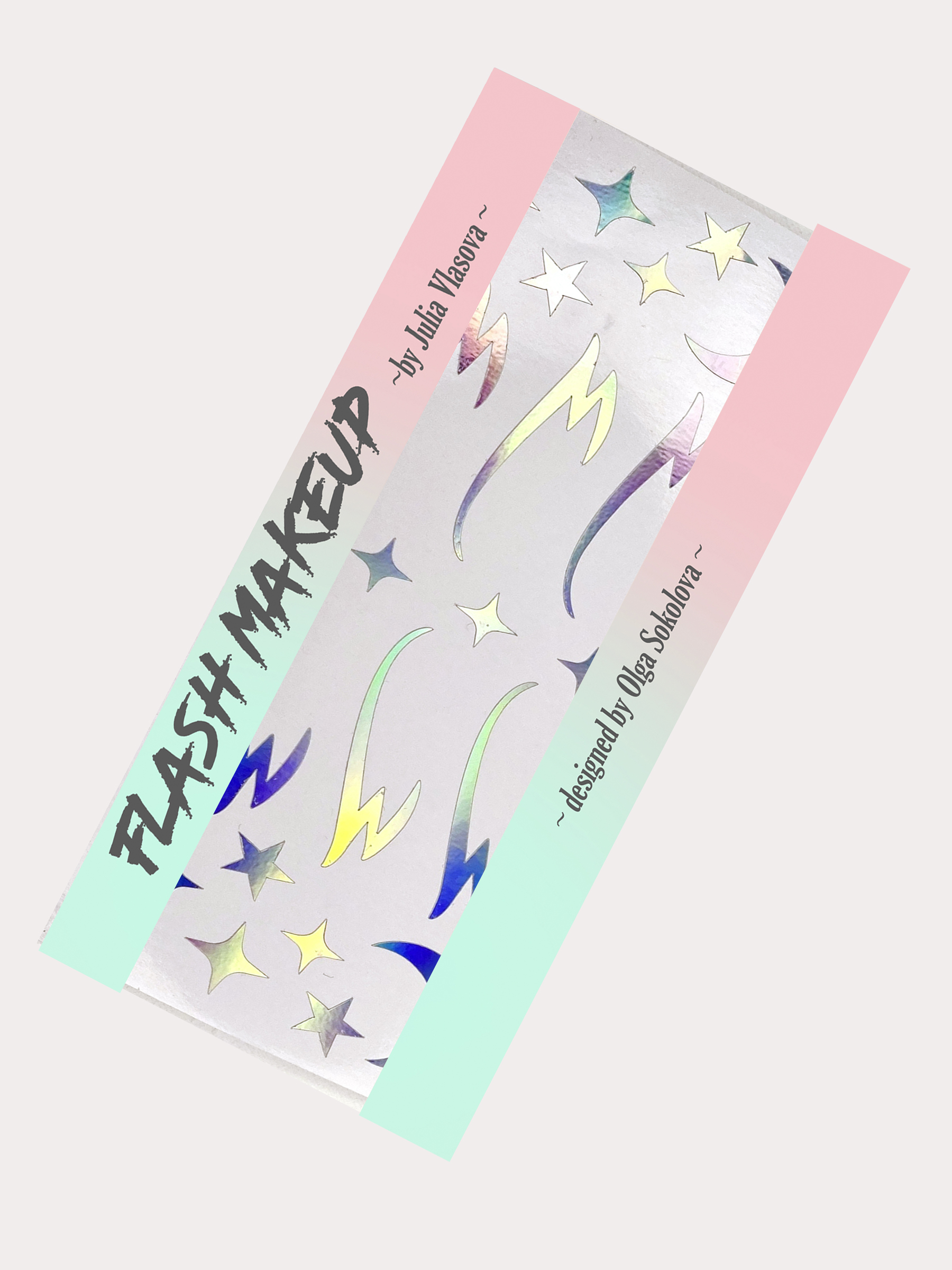 Наклейки для макияжа Фэнтези Стрелки Пони Голографика; FLASHF0604