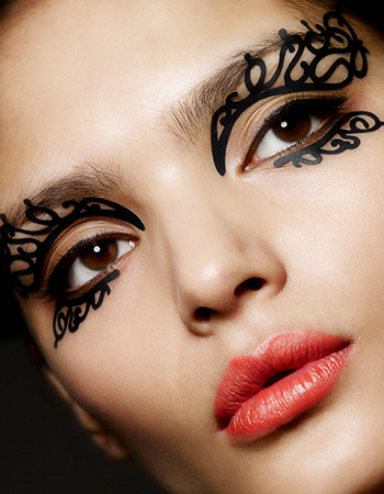 Набор наклеек для век Face Lace Mini Swirlyqueue; 50012/01