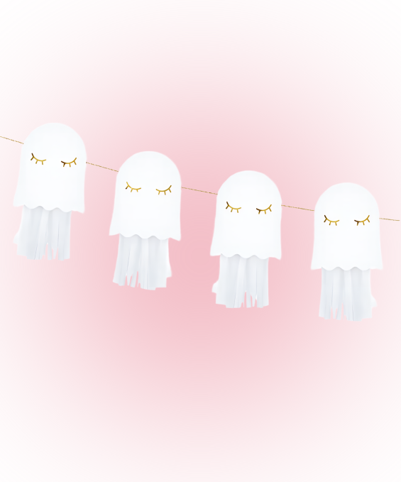 %РАСПРОДАЖА Гирлянда HWN BOO Привидения 1,3м %РАСПРОДАЖА Гирлянда HWN BOO Привидения 1,3м